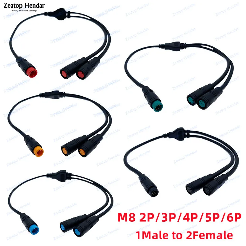Kit De Conversion Pour Vélo Électrique Ip65,Câble M8,Connecteur Étanche