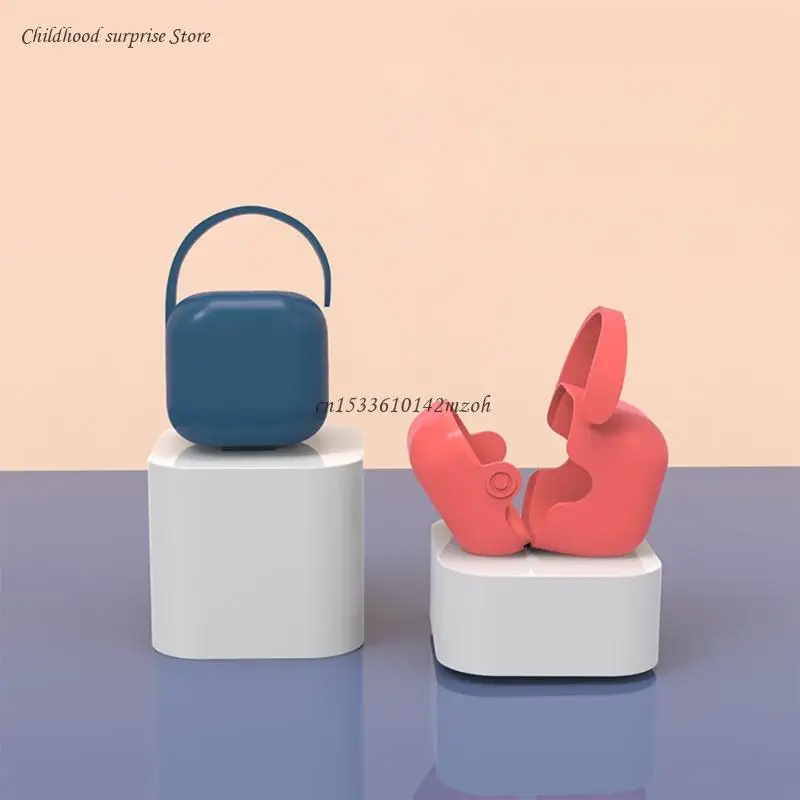 

Travel Dust Cover Teether Storage for Case Portable Pacifier Box Soother Contain Dropship