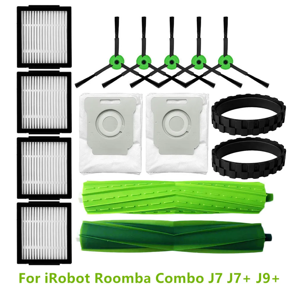 Hepa filtr filtr strana mohan kartáče pro irobot roomba comba J7 J7+ hepa filtr filtrů strana kartáč pro irobot roomba comba J9+ příslušenství