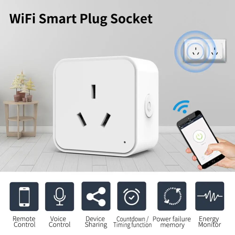 

Умная розетка с Wi-Fi и голосовым управлением