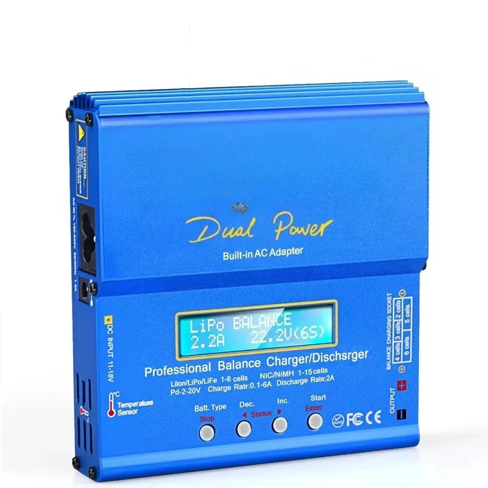 Chargeur LiPo RC SkyRC B6 AC 80W 6A avec prise UE