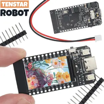 TENSTAR T-Display ESP32-D0WD CH9102 Chip 16MB WiFi And Bluetooth-Compatible Module Development Board 1.14 Inch LCD Control 1