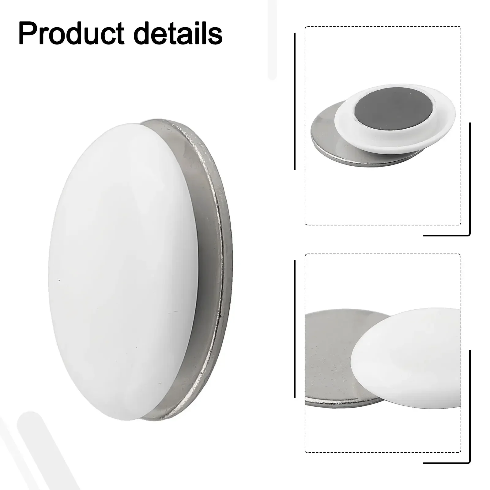 1/8 Pcs Magnetic Shower Curtain Weights Shower Curtain Liner Weights Waterproof Reusable Magnet Bathroom Clip New