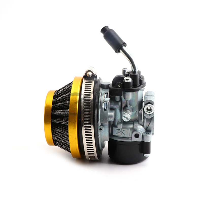 Carburatore Motorcyle 14Mm 37Cc Raffreddato Ad Acqua Carb Modifica Per 43 47Cc 49Cc 2 Tempi Mini Moto Pocket Bike Dirt Pit Bike Atv Quad