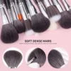 Docolor Makeup Brushes Set 29pcs Professional Natural Goat Hair Foundation Powder Eyeshadow Blushes Cosmetic Brushes With Bag 4