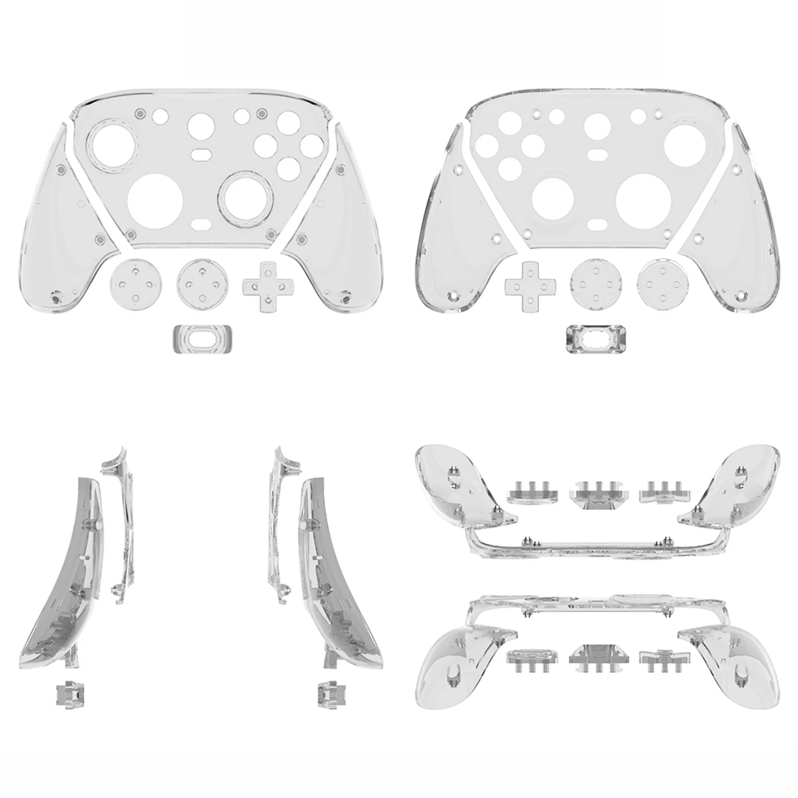 Cover Protettiva Trasparente Antiurto Accessori per Giochi Custodia Antipolvere Anti-caduta Compatibile con Controller Gamesir G7 Pro - immagine 6