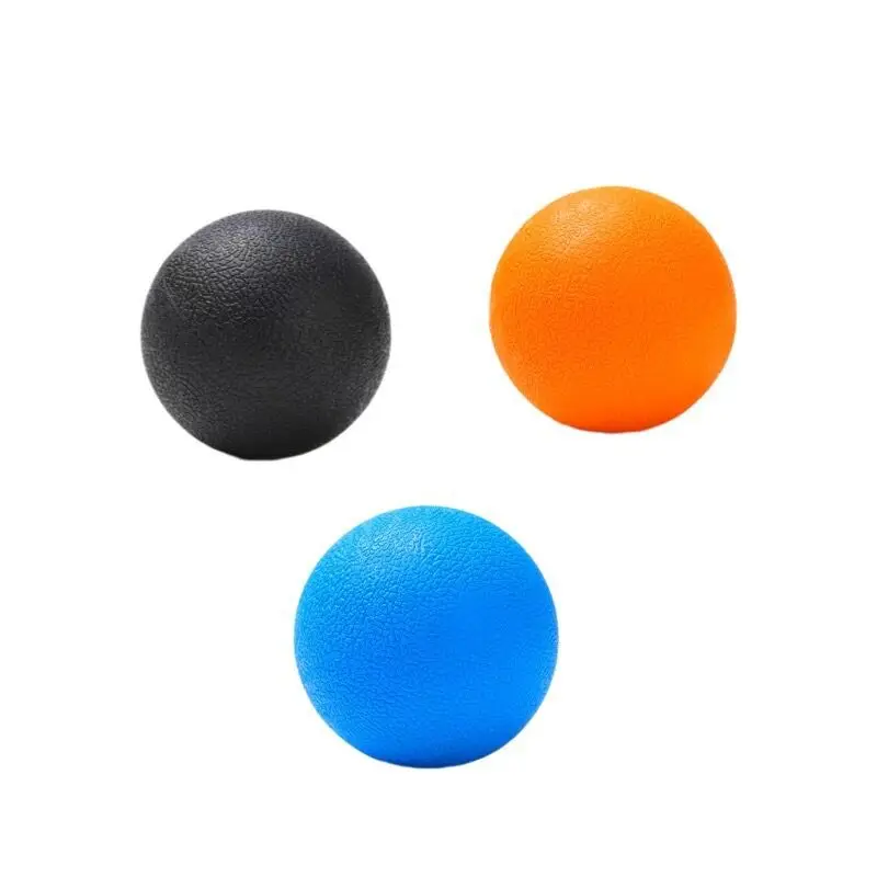 TPE Fascia Ball Lacrosse Muscle Relaxation Exercise Sports Fitness Yoga Peanut Massage Ball Trigger Point Stress Pain Relief