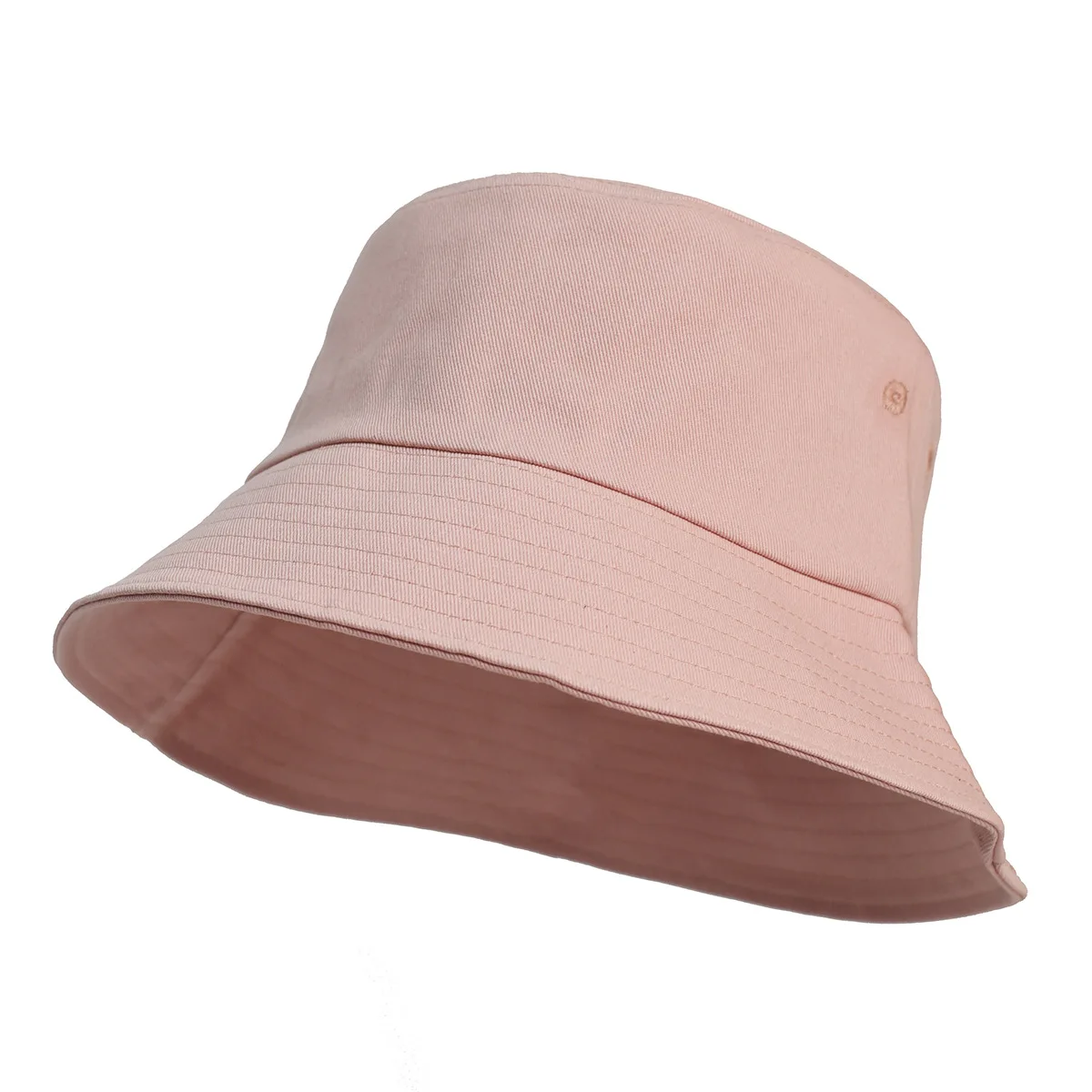 Big Head Man Sonnenhut in großer Größe für Damen, blanker Fischerhut aus reiner Baumwolle, Panama-Kappe, Übergröße, Bucket Hats, 60–61 cm – Detail 9