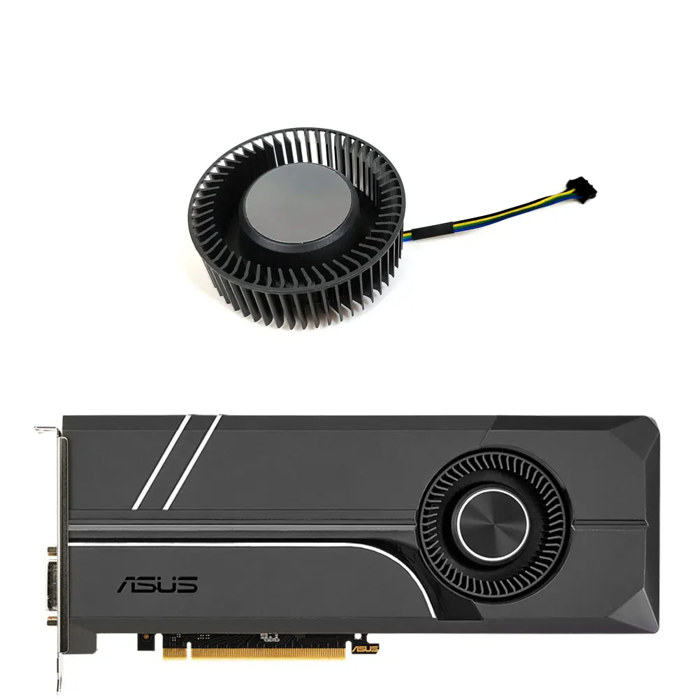 Ventilador de Refrigeração Original para Asus Refrigerador para Geforce Gtx 1060 1070 ti 1080 ti Placa Gráfica Fd6525h12d Original