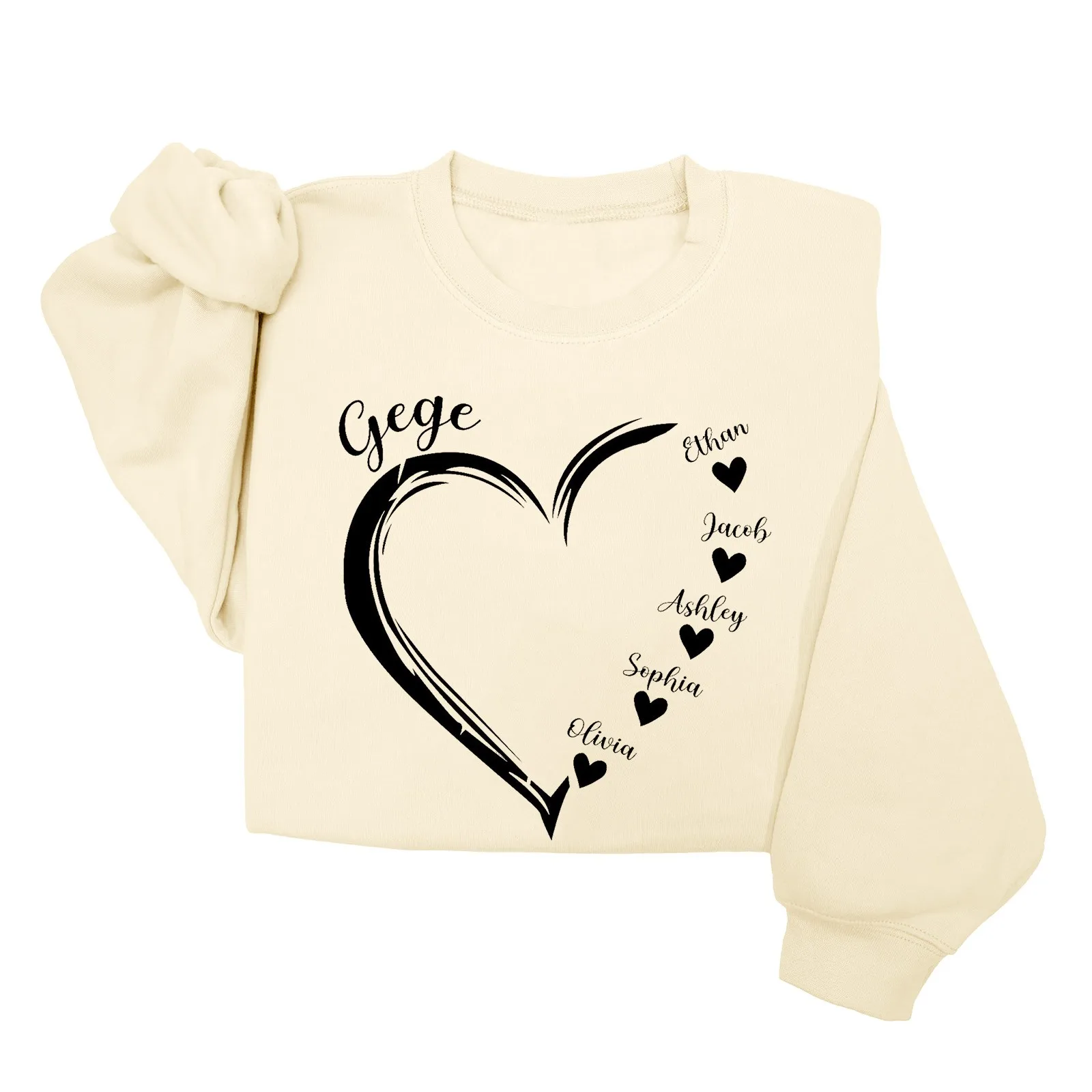 

Women Mom Momma Kids Round Neck Long Sleeve Casual Loose Regular Hoodless Sweatshirt Tops Light Jackets Women