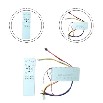 Regolatore di velocità e luminosità a frequenza variabile con telecomando per ventilatore da soffitto a LED, 50-72W*2, con inverter DC.