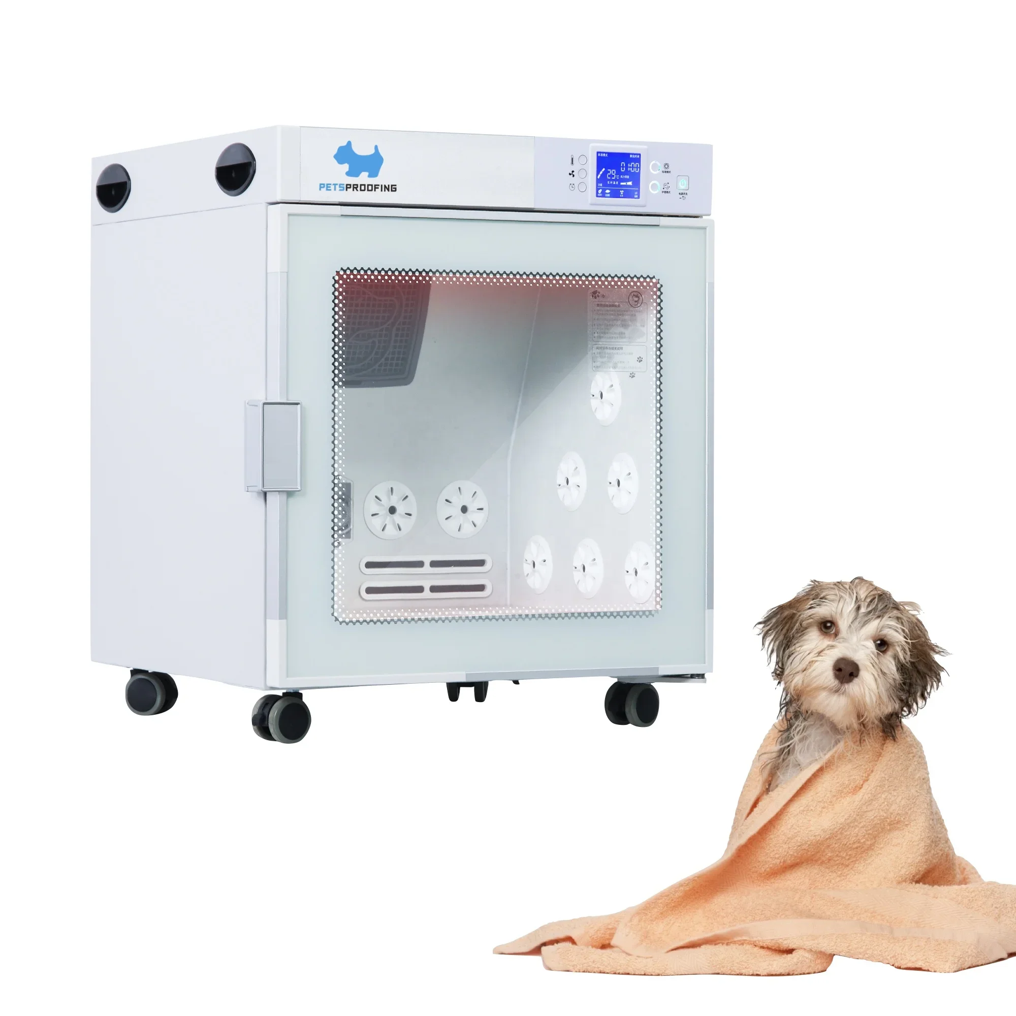 

Pet supplies Pet products Professional High Velocity Dog Pet Cat hair blower force groomers Dryer box grooming Machine