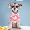 Spring Puppy Clothing Casual Cloth Pet Dog Clothes for Small Large Dogs Cats T-shirt Chihuahua Costumes Yorkshire Shirts