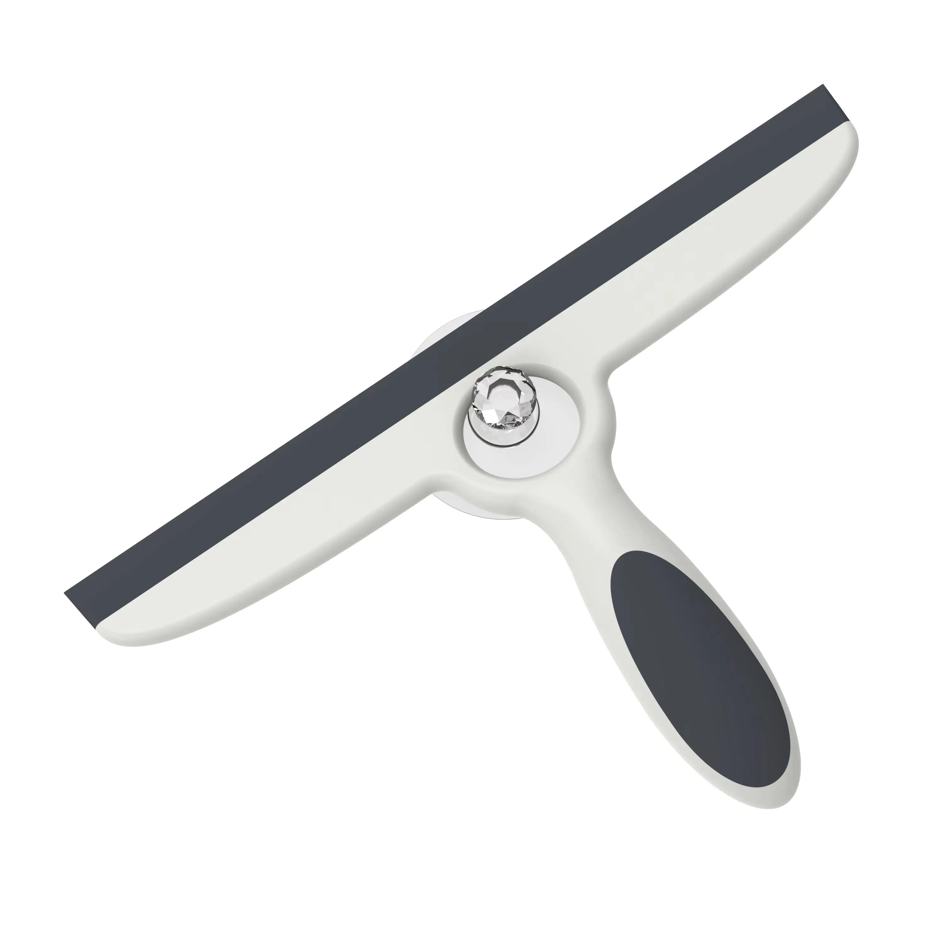 EHOMGUI Glass Squeegee Window Wiper Mirror Cleaner with Stick Hook Bathroom Rubber Cleaning Tool for Glass Cleaning 3