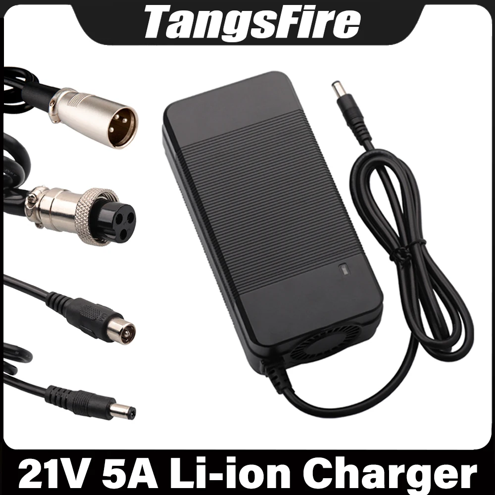 

21V 5A Lithium Battery Charger For 5Series 18V Electric Drill With LED Light Shows Charge State US/UK/AU/EU/KR Plug