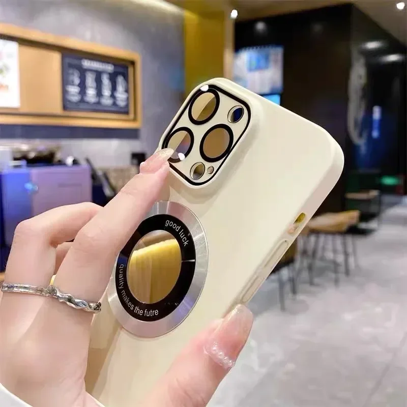 Magsafe Magnetic Case iPhone 16 15 14 13 12 11 Pro Max Cover iPhone 15 Pro Camera Film iphone case