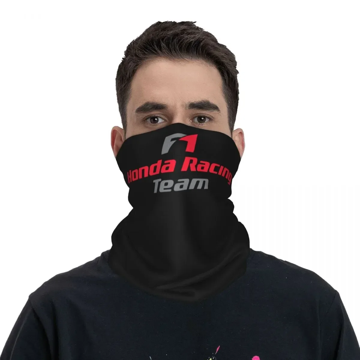 Men Honda F1 Racing Bandana Accessories Neck Cover Printed Motocross Mask Scarf Multi-use Balaclava For Outdoor Sports