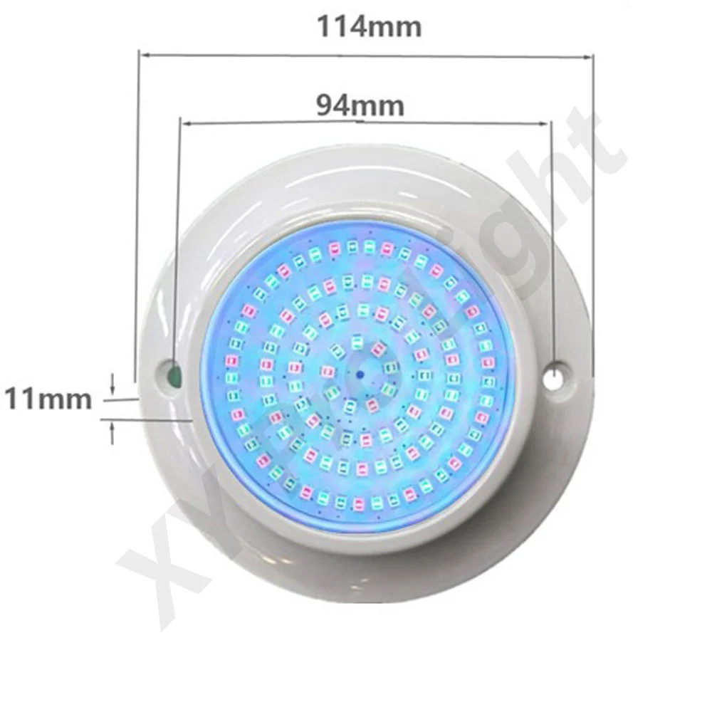 DC12V RGB LED Pool Light IP68 Waterproof 12W Underwater Brilliance for Outdoor/Indoor Fountain Landscape Piscina Spotlight