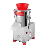 Vegetable Cutter Electric Vegetable Cutter Chili Mincing Machine Grinder Stainless Steel Food Processing Machine 100-130kg/h 1