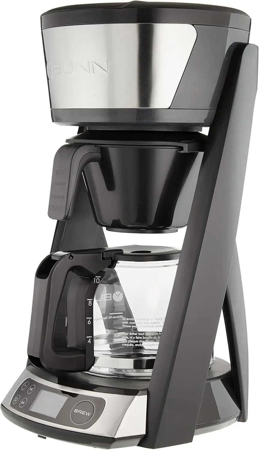 Heat N Brew Programmable Coffee Maker, 10 cup, Stainless Steel, HB 3