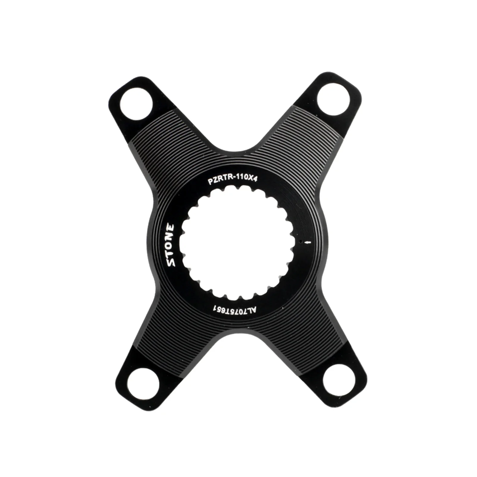 ローターから110bcdアダプター用のストーンバイクチェーンリング