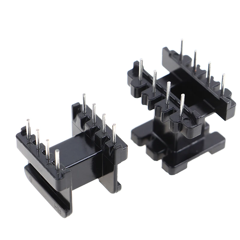 5 Sets EE25 4Pin 8P 10P Transformer Bobbin PC40 Ferrite Core Vertical Horizontal transformer bobbin ferrite core