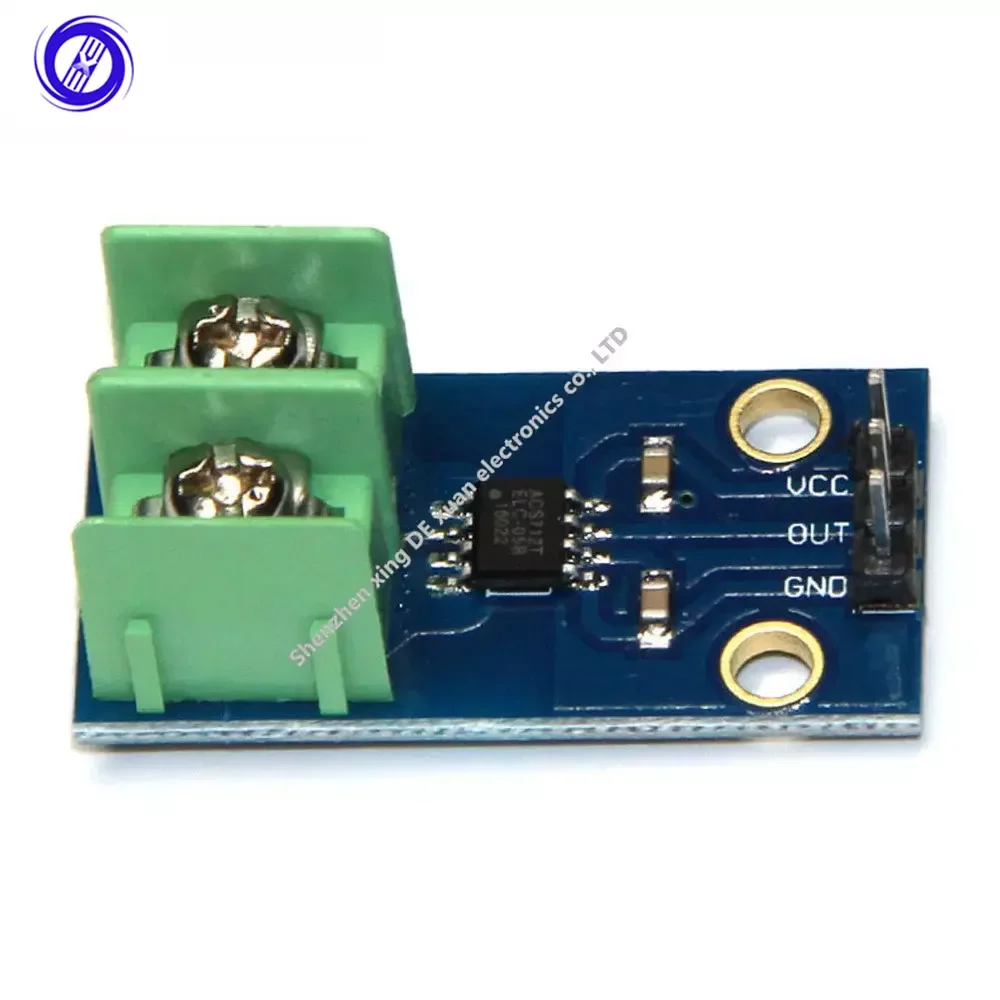 Modulo Sensore Di Corrente Hall 5A 20A 30A Sensori Modulo Acs712 Circuito Integrato Trasformatore Di Corrente Monofase Ac Gy-712