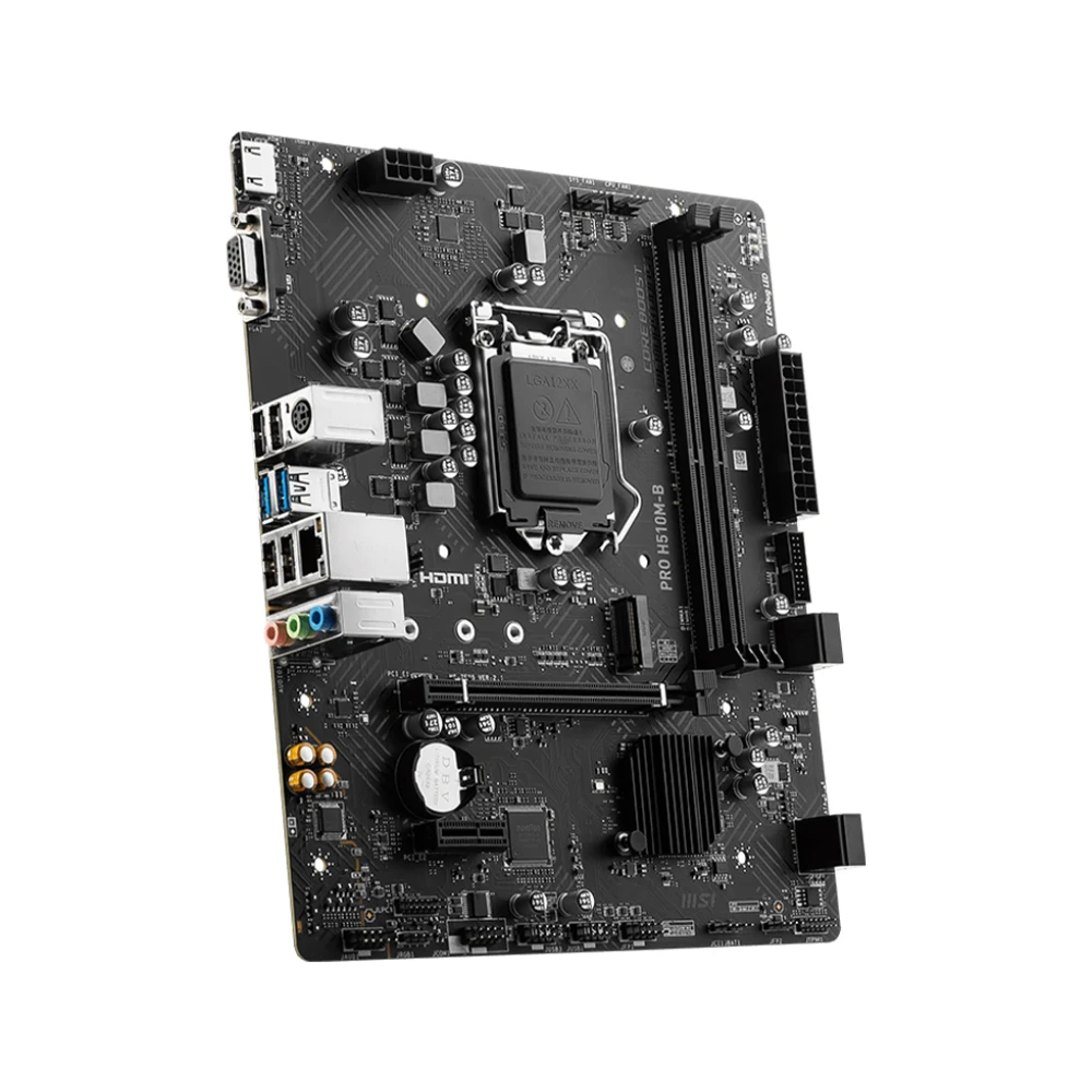 MSI PRO H510M-B Motherboard Intel H510 LGA 1200 64GB Support 11th