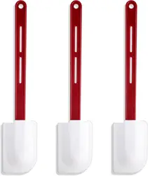 Premium Heat Resistant Silicone Spatula Set - 3 - Piece Kitchen and Baking Essentials - 3 pcs 14 Inches (Spatula)