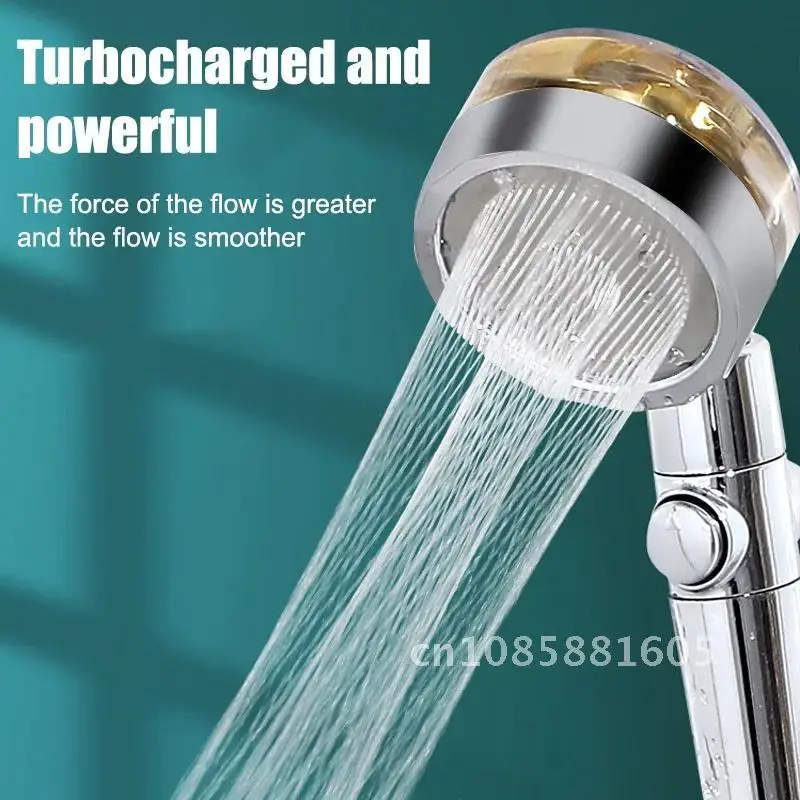 

Adjustable Turbocharged Shower Head with Filter Handheld Universal Showerhead Bath Shower Nozzle Water Pressure Sprayer