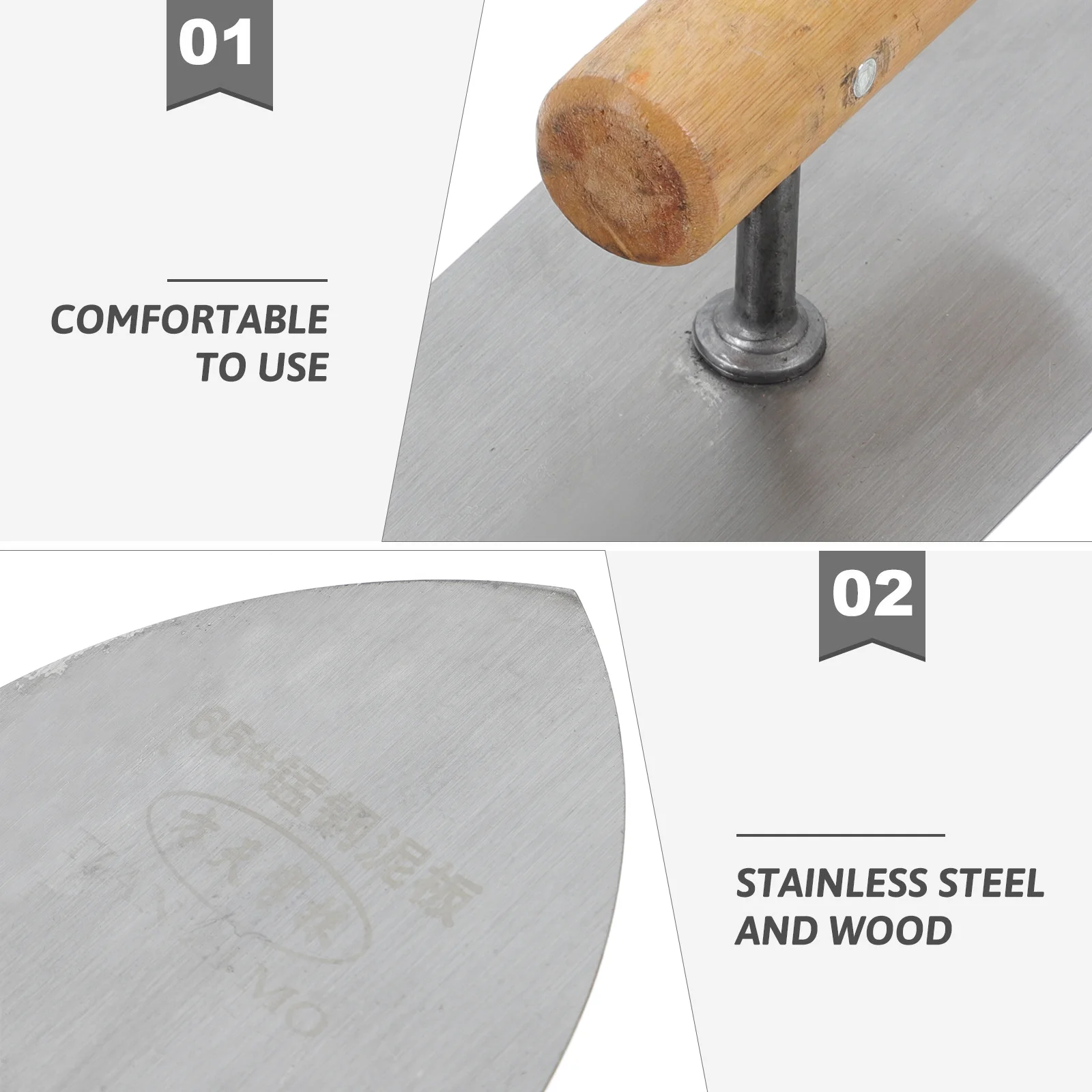 Trowel Concrete Tool Plastering Flat Plate Cement Spatula Building Materials Finishing Tools for