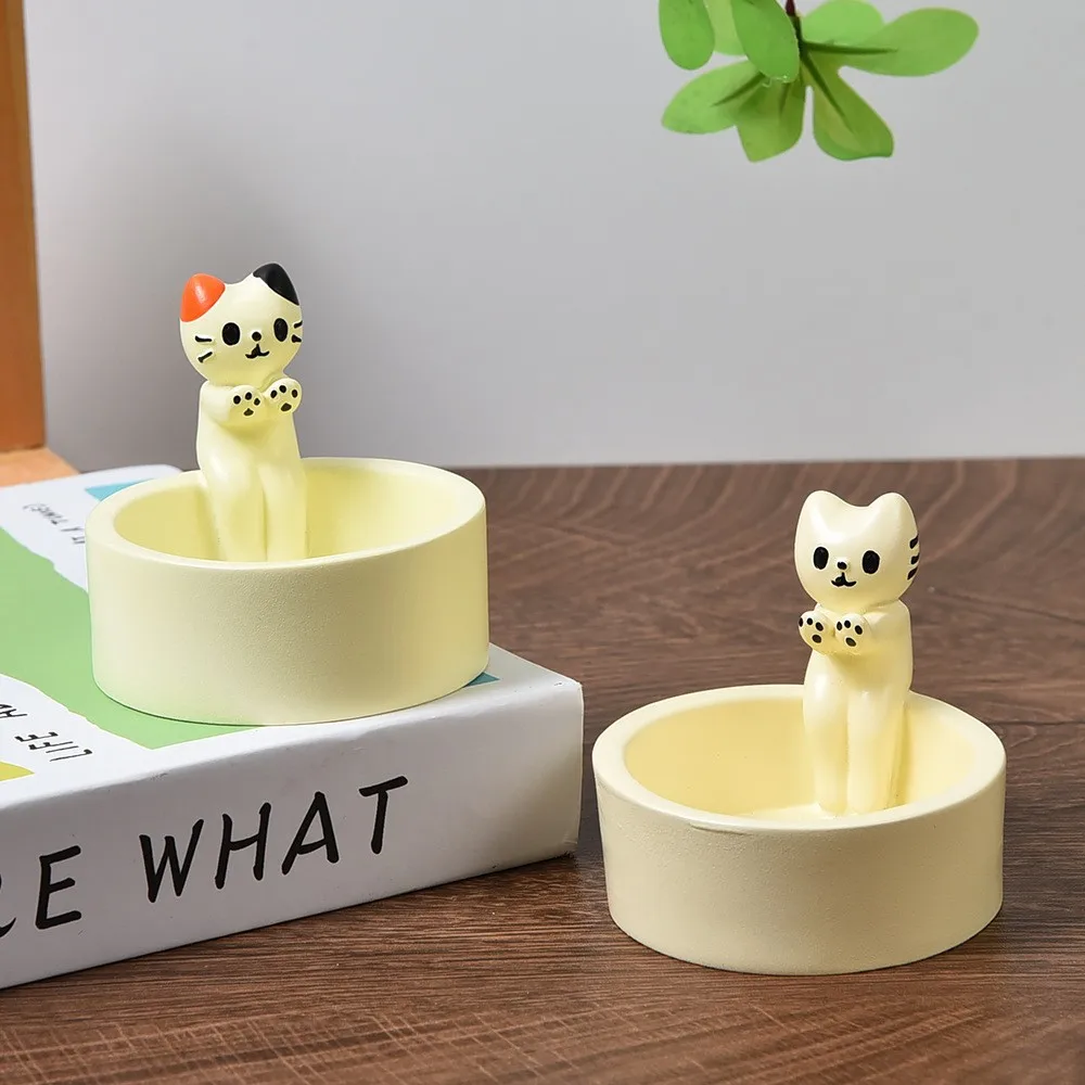 Cartoon Cat Candle Holder  Cat Tea Light Candle Holder Office Home Desktop Decorative Ornaments Cute Candlestick 5 Cartoon Cat Candle Holder  Cat Tea Light Candle Holder Office Home Desktop Decorative Ornaments Cute Candlestick 5