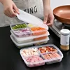 Food Preservative Box Compartment Fruit Vegetable Storage Box Refrigerator Organizer Meat Onion Ginger Kitchen Tool 1