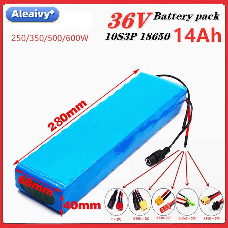 

10S3P 36V 14Ah Battery ebike Battery Pack 18650 Li-ion Batteries 350W 500W For High Power Electric Scooter Motorcycle Scooter