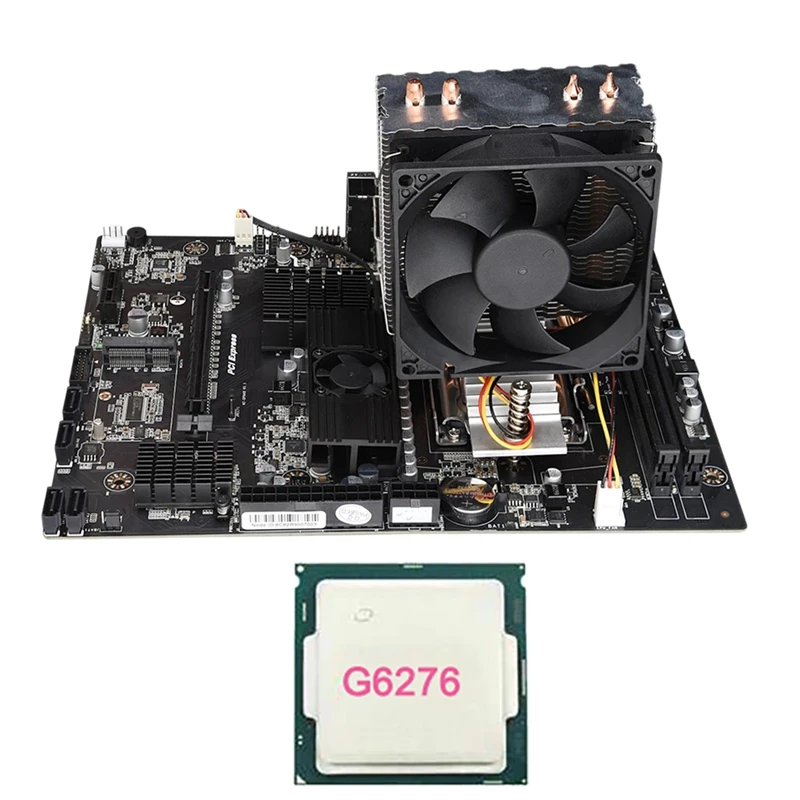X89 Motherboard Set with 6276 CPU+CPU Cooling Fan DDR3 ECC/REG DIMM RAM