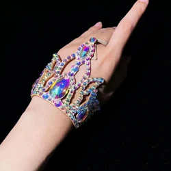 National Standard Latin Stage Performance Accessories Belly Dance Bracelet High end Female Adult Exquisite Performance Water Dia