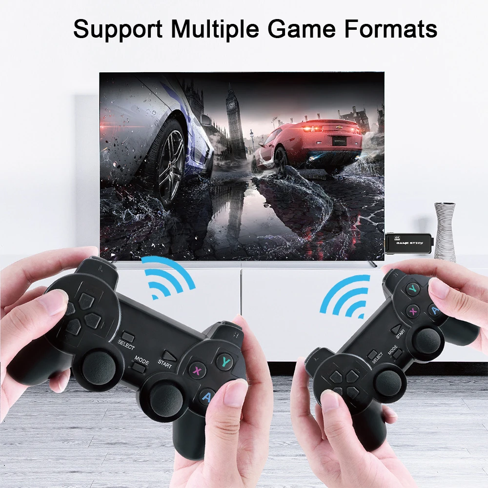 Video game console 4K HD Video Game Console 2.4G Double Wireless Controller Game player M8 20000 Games 64GB Retro Games Boy Christmas Gifts