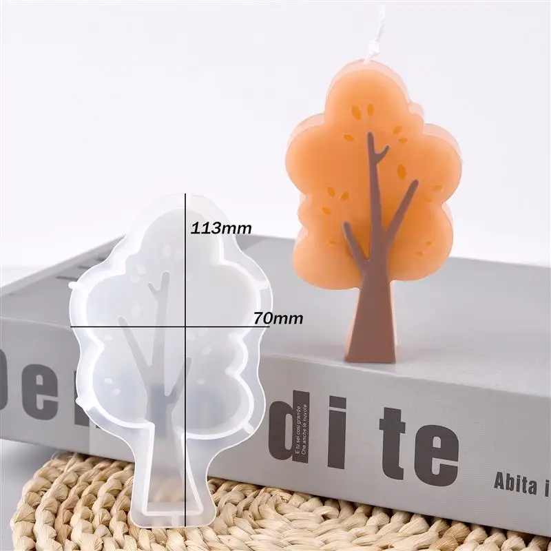 Christmas Muti-Styles Tree Silicone Mold DIY Epoxy Resin Gypsum Aromatherapy Soap Candle Making Handmade Crafts 3D Home Decor