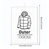 Hang Transparent Vacuum Bag Storage For Clothes Down Jacket Overcoat Compression Home Organizer Wardrobe Dustproof Coat Air Pump 6
