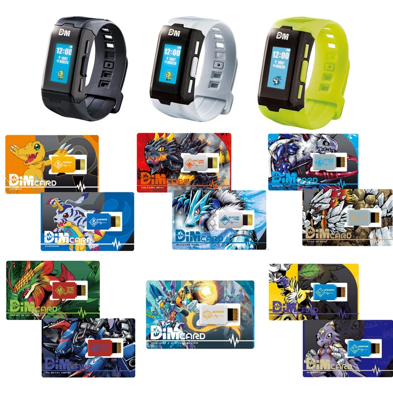 Baidai Dim Card Digimon Tyrannosaurus Digimon Bracelet Agumon Black War 