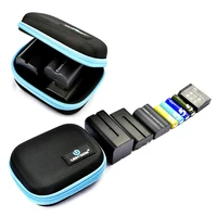 Lightdow Camera Accessorie Bag TF Card SD Crad Fabric Hard Case Portable Battery Storage Carry Pouch for DSLR Camera Accessories - Image 3
