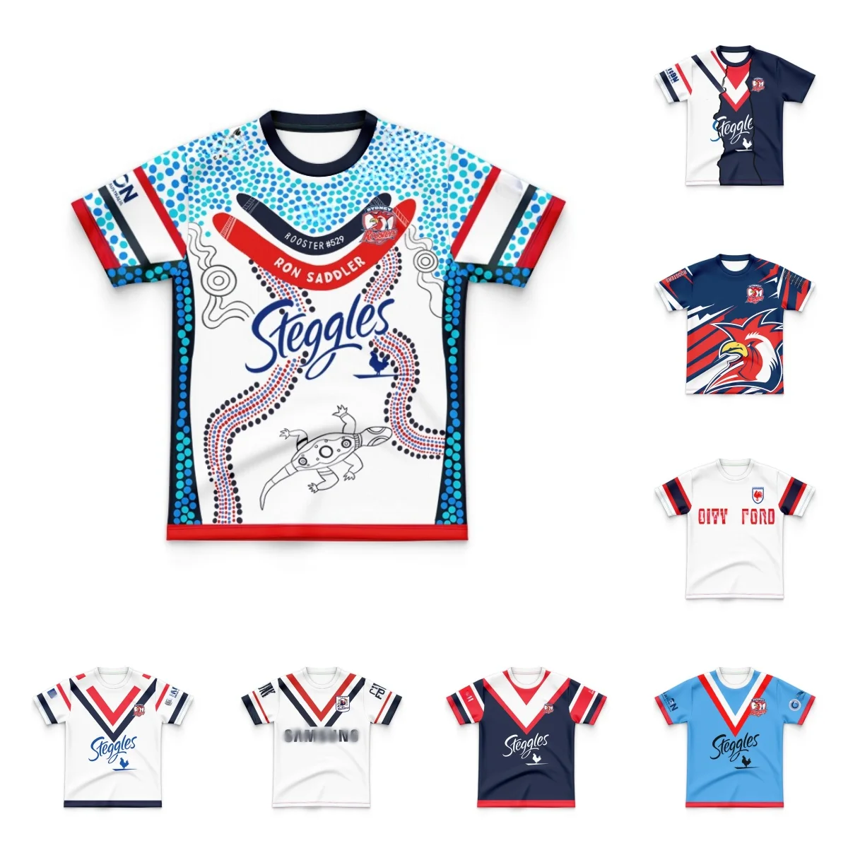 Sydney Roosters rugby jerseys, home and away/training/legion/indigenous/patchwork-rugby children's jerseys