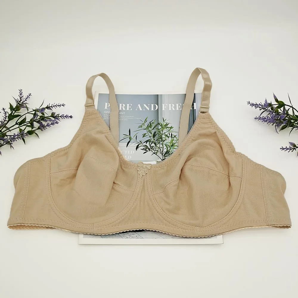 Thin Cup Cotton bra Breathable Push Up Bra Sexy Women Underwear Brassiere large Size 75-105 Lingerie Top Underwired Bralette C21 5