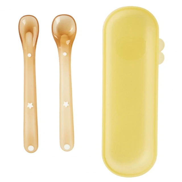 Silicone Baby Spoon (6 Pack) - BPA Free Gum-Friendly First Stage Baby  Feeding Spoon
