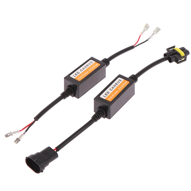 LED Canbus Decoder Car Headlights Error Free Resistor H1 H3 H4 H7 H8 H9 H11  Adapter Warning Canceller - AliExpress