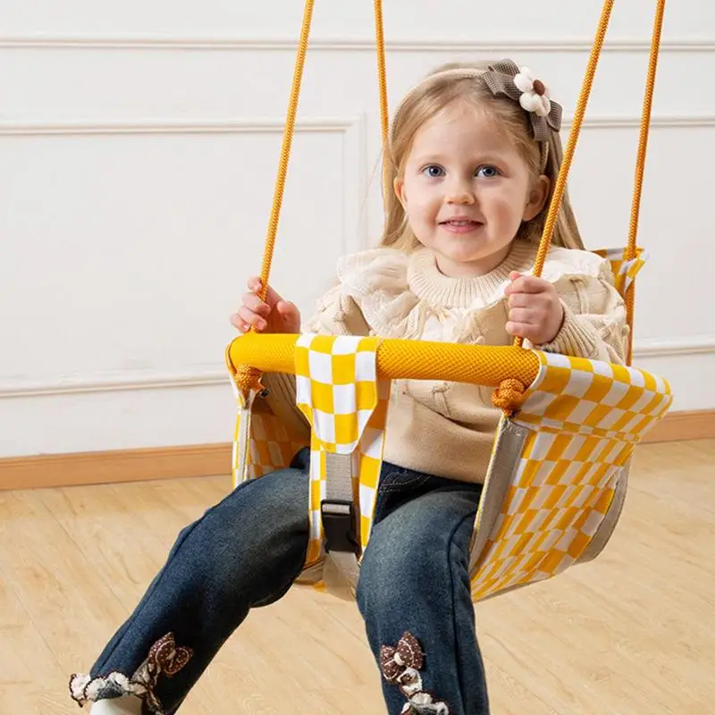 Kids Outdoor Swing Indoor Swing Seat Toddler Indoor Outdoor Swing Set Backyard Swingset Playground Accessories For Kids 4