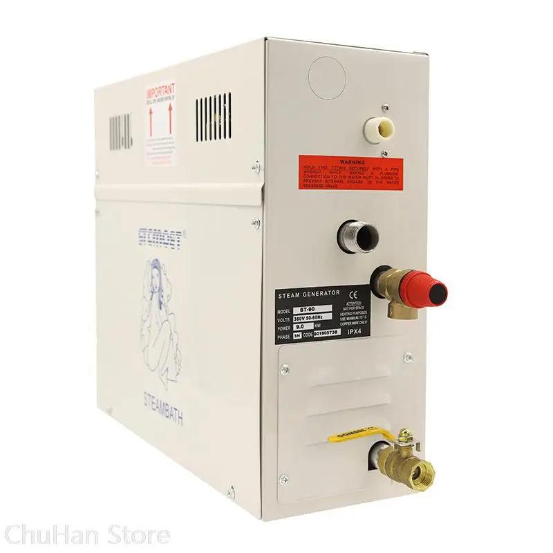 6KW Steam Machine Household Steam Generator Sauna Room Dry Stream Furnace Wet Steam Steamer Digital Controller ST-60 4