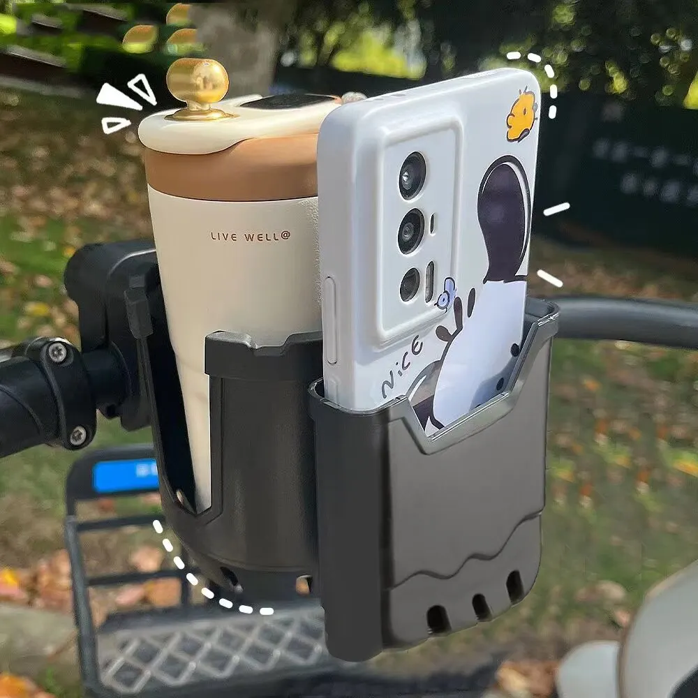 Stroller Accessories Cup Holder Mobile Phone Holder Multi Function Bicycle Stroller Water Cup 1 Pcs