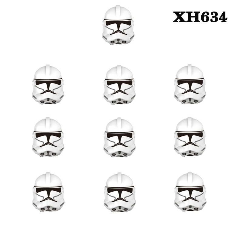 10 Pz/Set Building Blocks White Clone Soldiers Brick Commander Gree Figure Commander Kashyyyk Commander Neyo Mini Assembly Toys