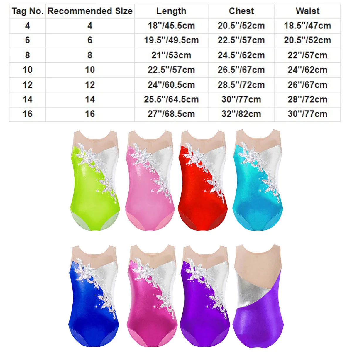 Colorful Print Ballet Gymnastics Leotard Bodysuit Jumpsuit Costume Kids Girls Long Sleeve Figure Skating Dance Athletic Outfits girl dance costume children costumes ice skating costume